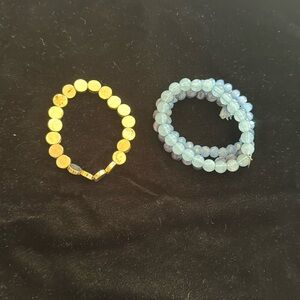 2 bracelets  ( they do stretch)